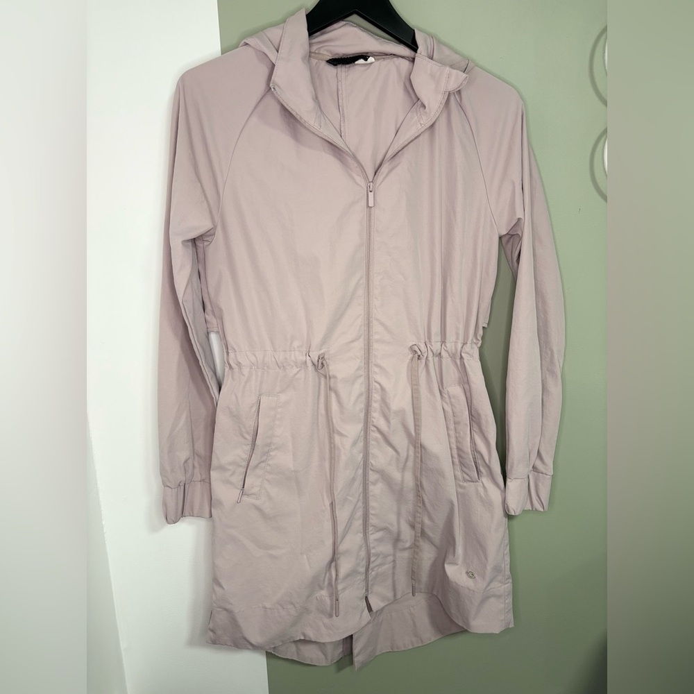 Light Pink Hooded Jacket